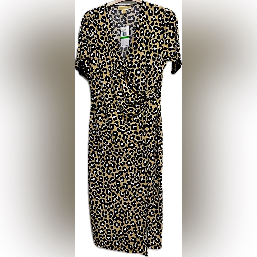 Michael Kors Short Sleeve Wrap Dress.   Size L.